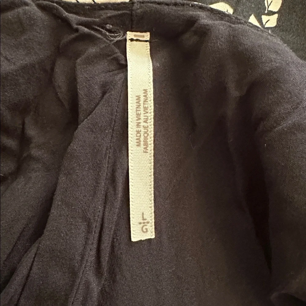 Free People Black Floral satin dress, L - Picture 11 of 14